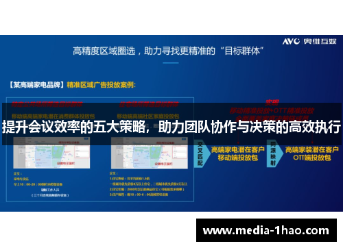 提升会议效率的五大策略，助力团队协作与决策的高效执行